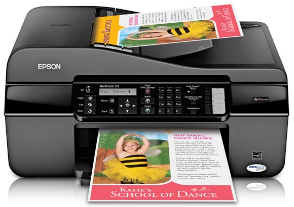 Epson WorkForce 315 Driver, Install Manual, Software Download