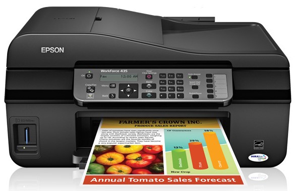 Epson WorkForce 435 Driver, Install Manual, Software Download