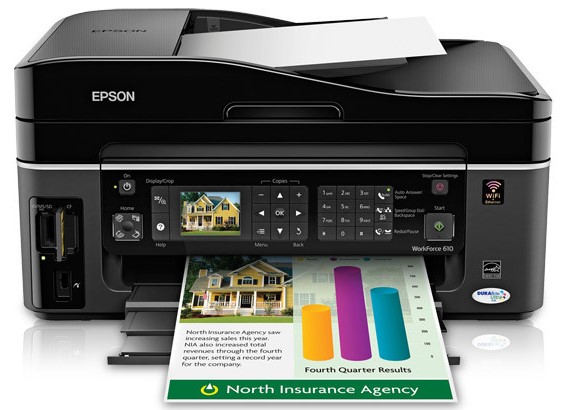 Epson WorkForce 610 Driver, Install and Software Download