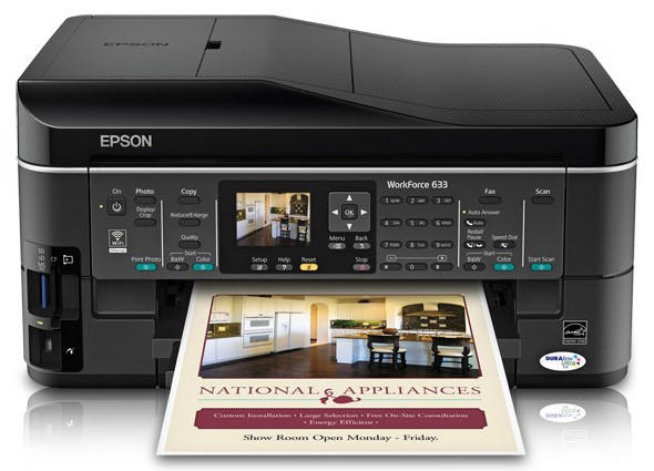 Epson WorkForce 633 Driver, Install Manual, Software Download